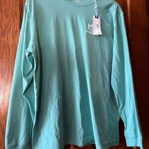 Southern Tide Men's Teal Long Sleeve Shirt
